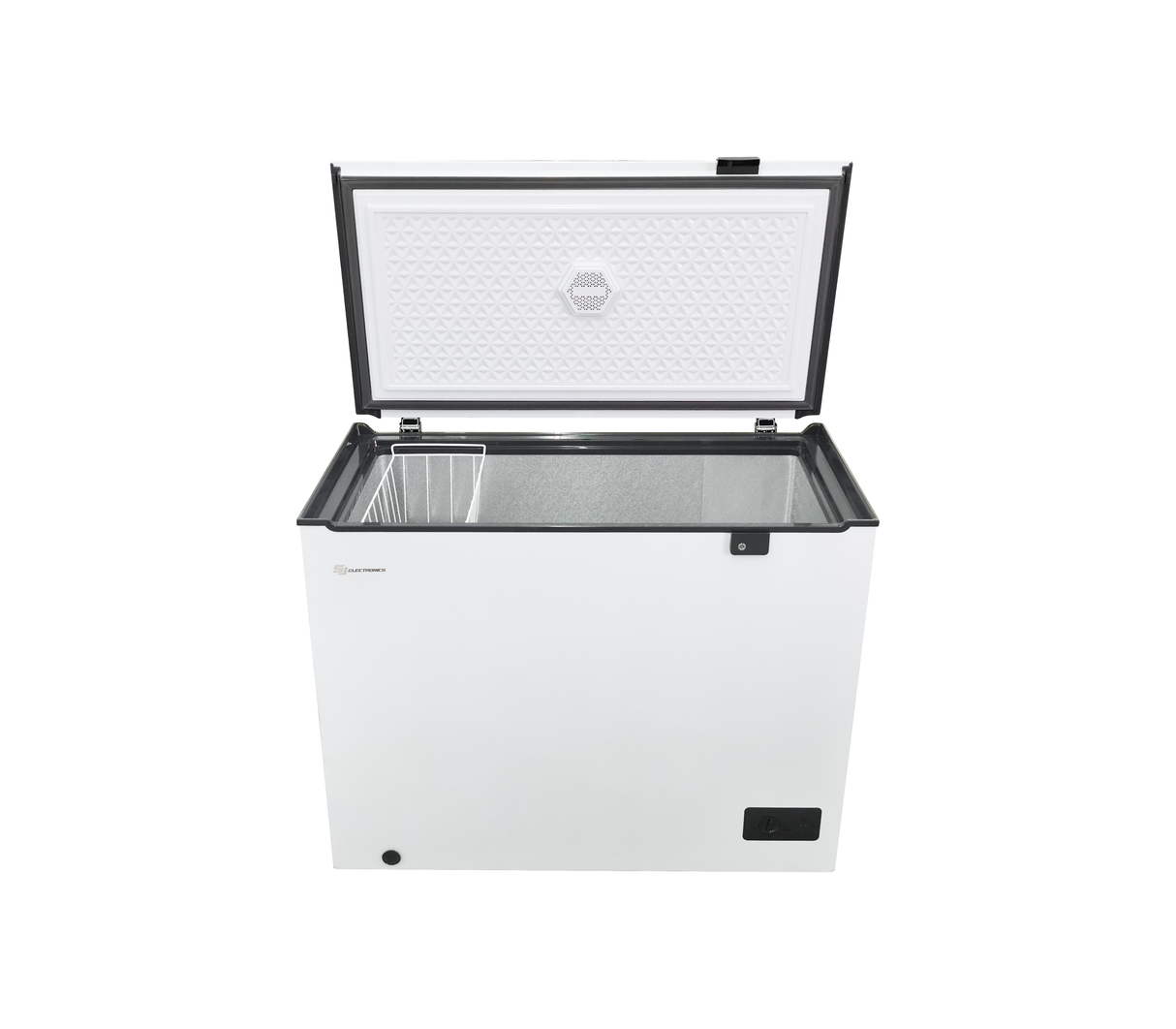 Congelador horizontal 250 litros blanco interior de aluminio SJ Electronics