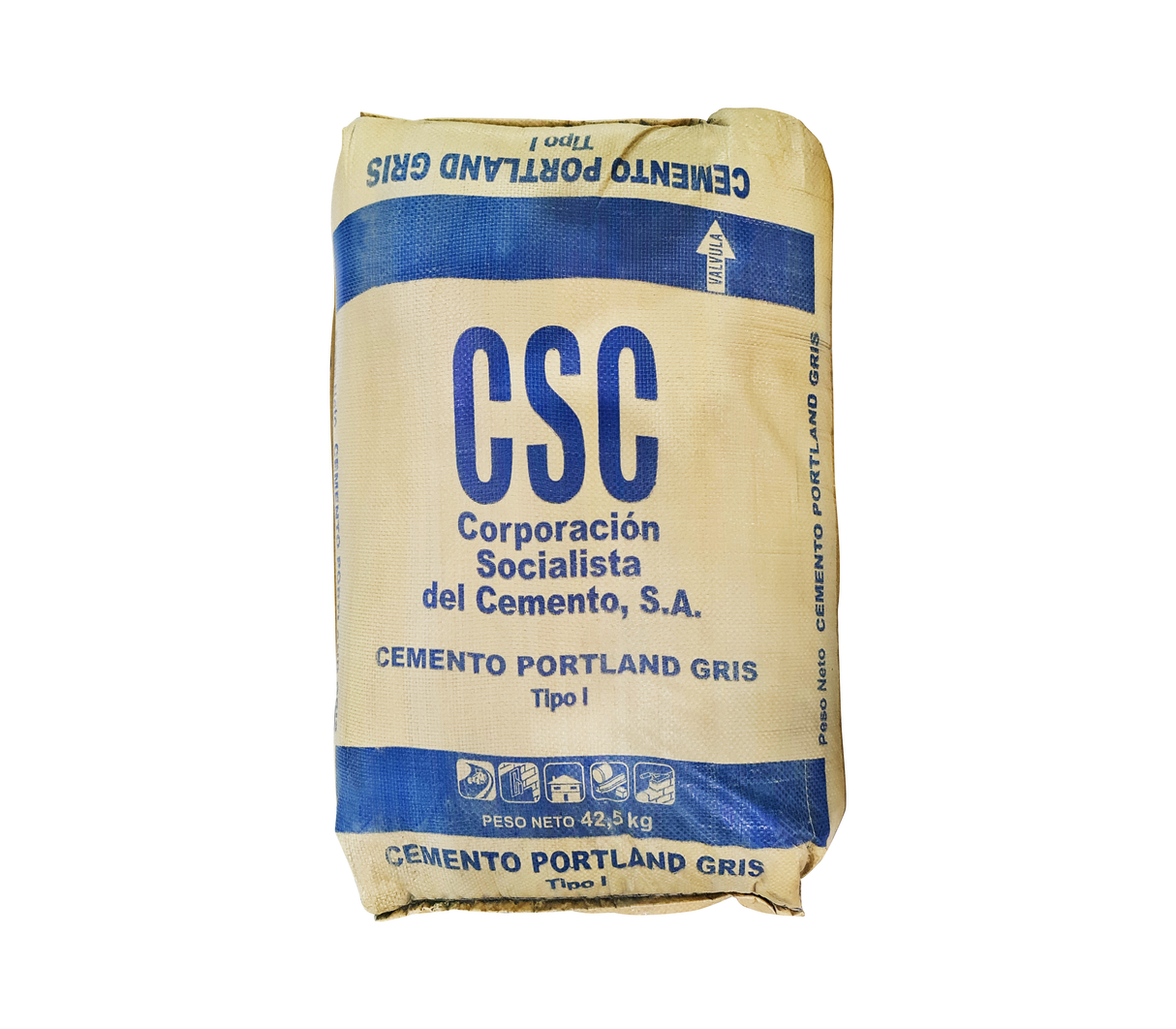 Cemento Portland gris tipo I saco 42.5 kg CSC