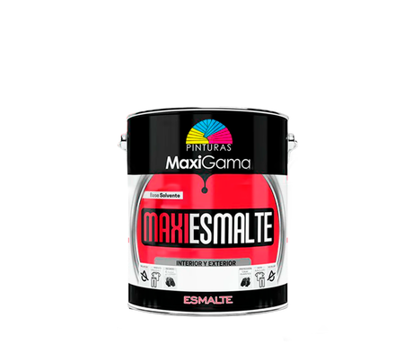 Pintura a base de solvente MaxiEsmalte brillante interior/exterior Maxigama