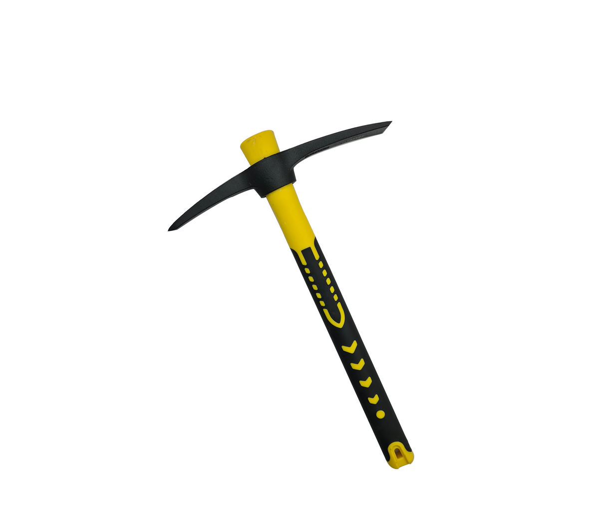 Piqueta con cabo 10" bimaterial negro/amarillo Rutel