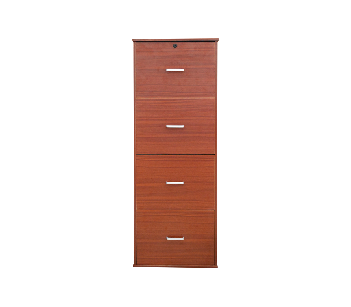 Archivo 4 gavetas c/cerradura 131x48x60cm Sapeli Pk
