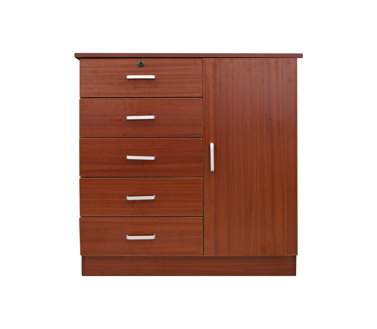 Gavetero de 5 gavetas con puerta Sapeli PK