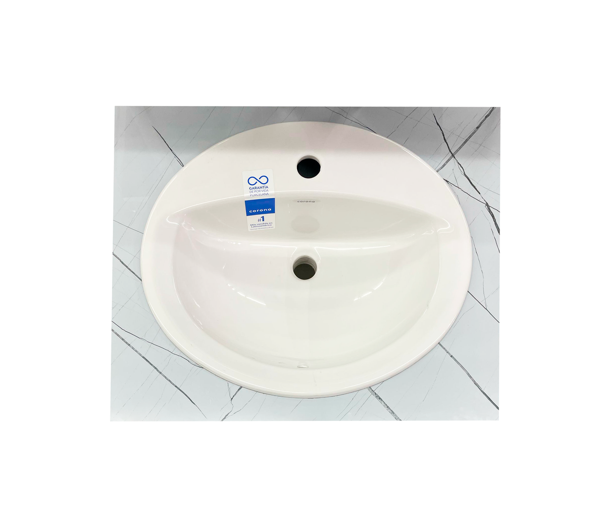 Mueble de baño con lavamano Tope Pvc Claro Powerfik