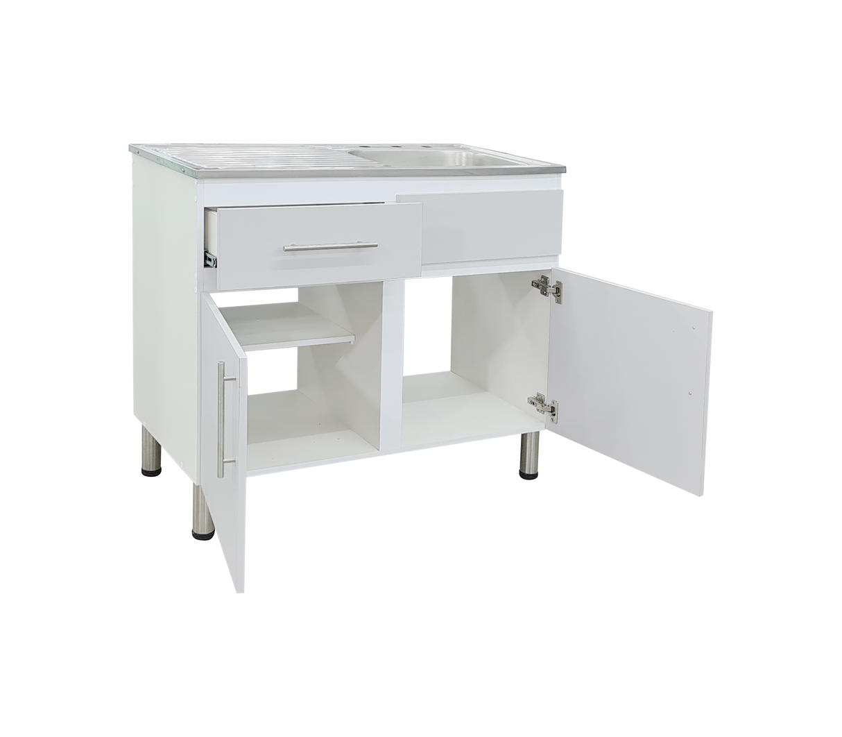 Mueble con fregadero derecho 100x50X90cm Powerfik