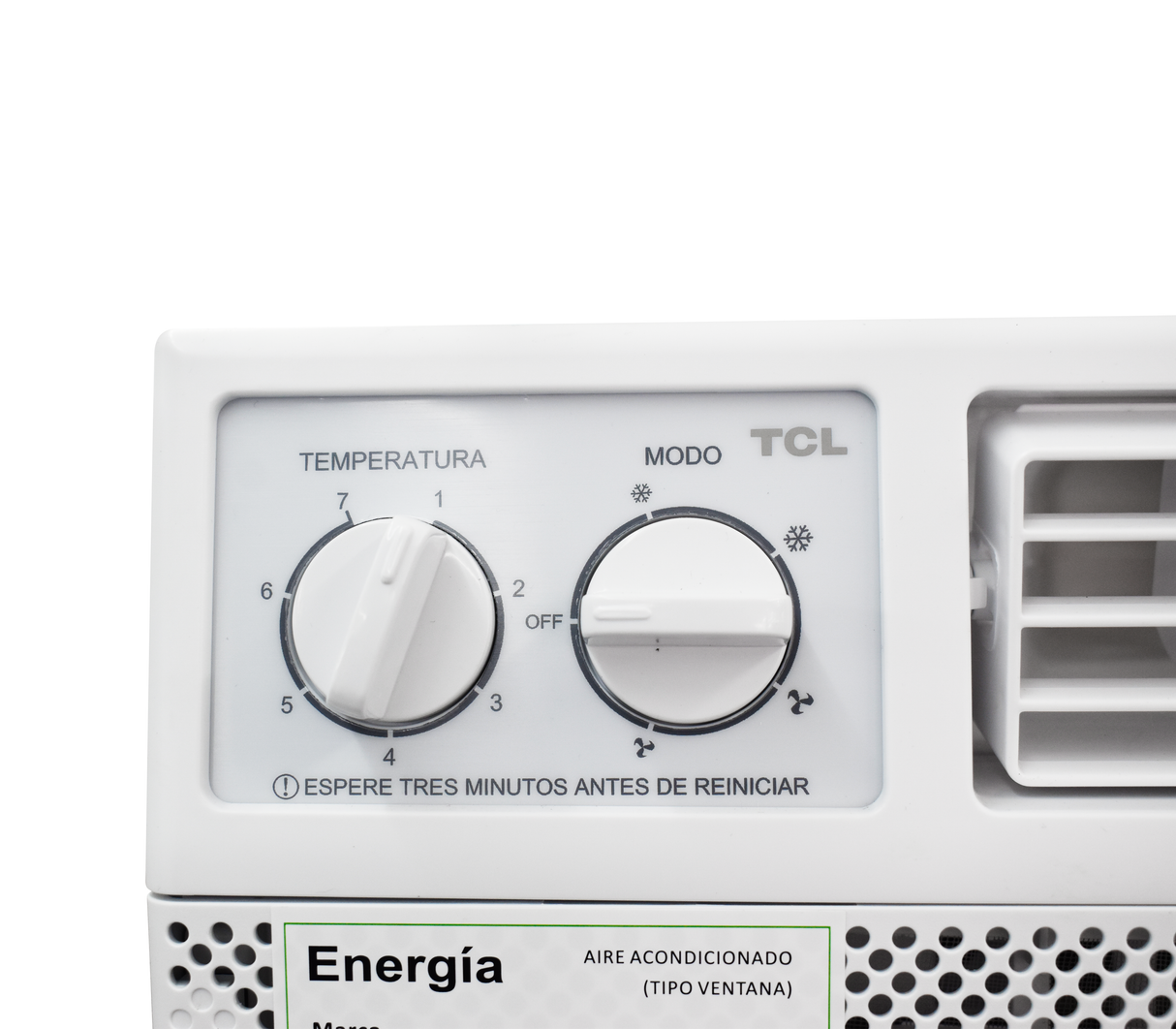 Aire acondicionado de ventana 8000 BTU 110V Blanco TCL