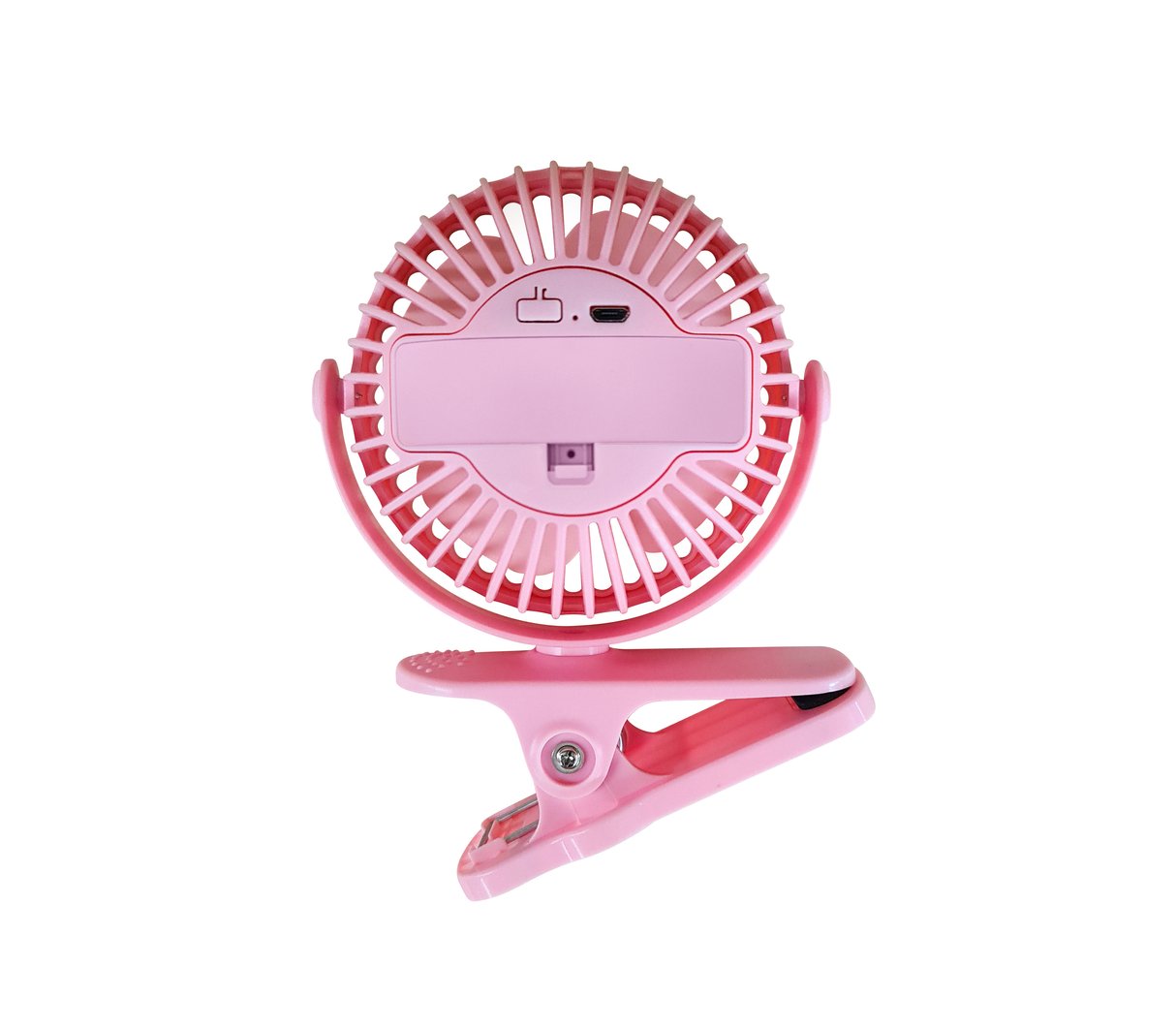 Ventilador de pinza rosado Mo Import