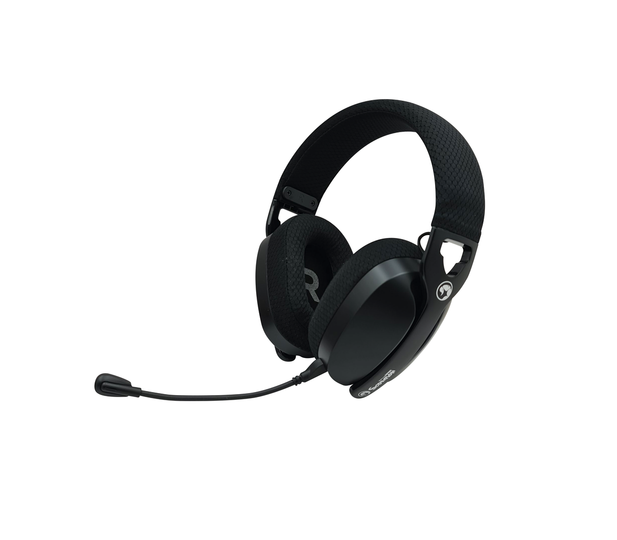 Audífonos gaming headset inalámbrico negro RGB Marvo