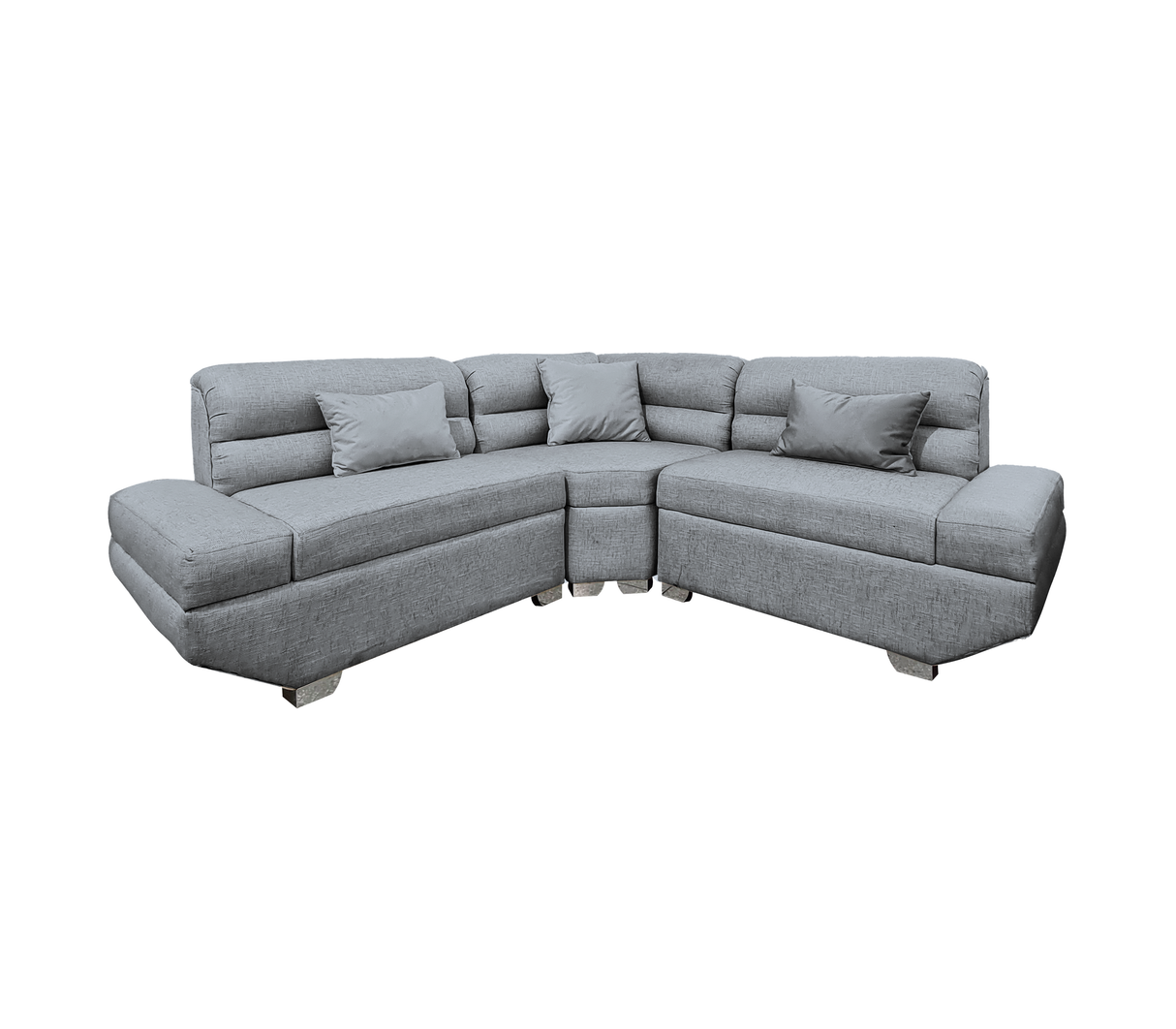 Juego de recibo mod. Tipo c 5 puestos tela gris claro mini barco Prestigios