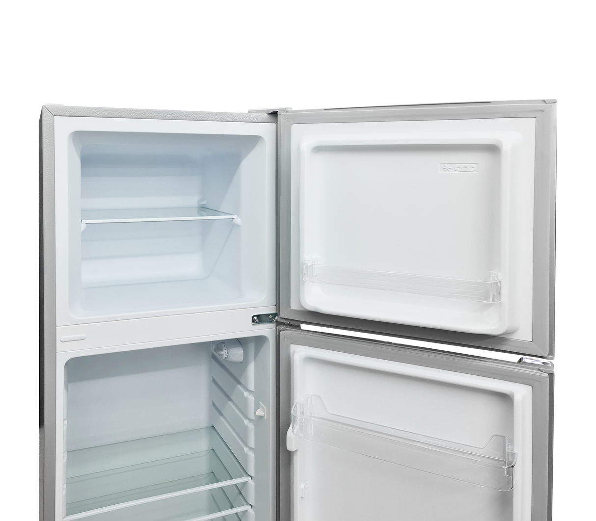 Nevera semi escarcha 168 litros acero inoxidable Newkool