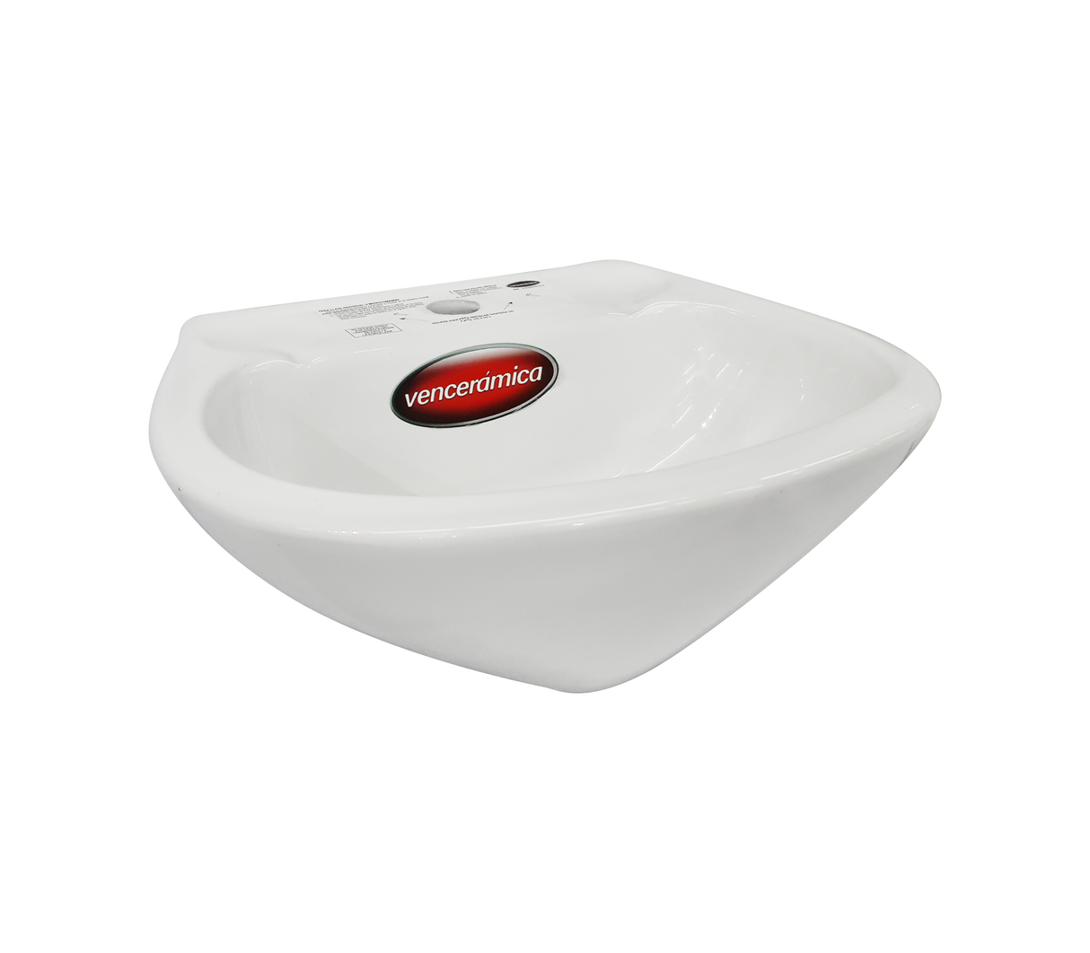 Lavamanos shelby sin pedestal linea estandar mod. 5575 blanco glaciar Venceramica