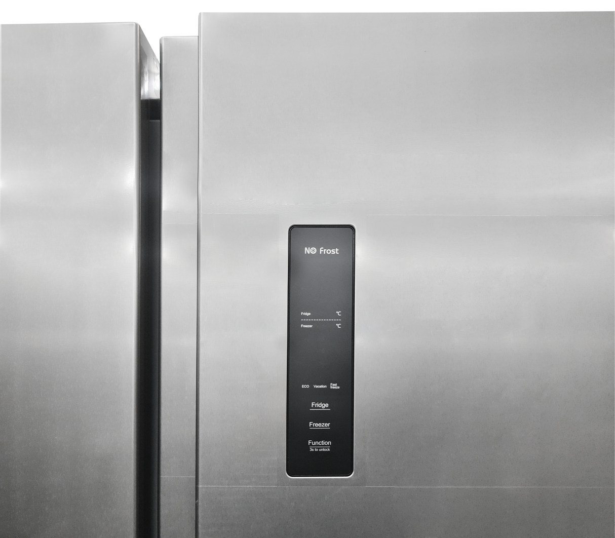 Nevera side by side 525 litros acero Newkool