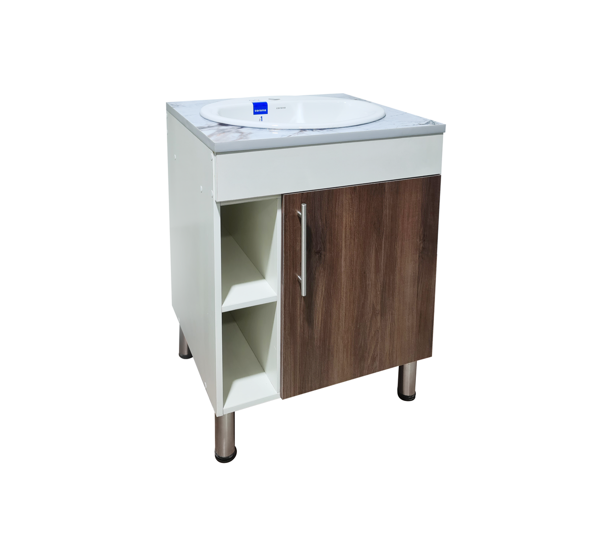 Mueble de baño con lavamano Tope Pvc Claro Powerfik
