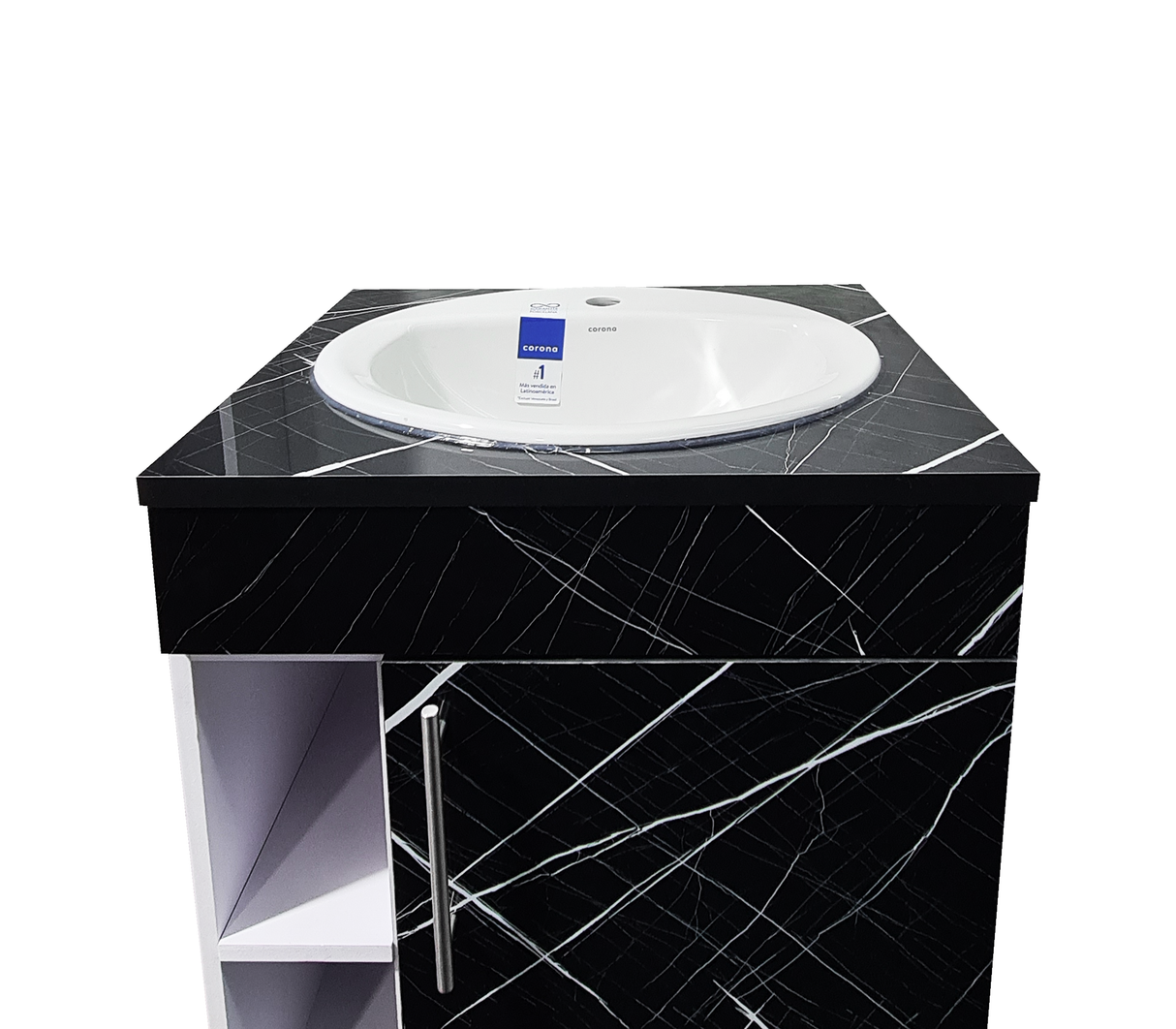 Mueble de baño con lavamano Tope Pvc Claro Powerfik