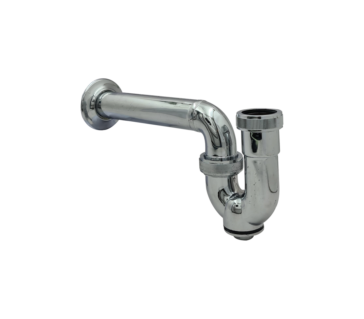 Trampa plástica cromado p/lavamanos 1/2 x 1/2" cod. 5-534-2 Federalli