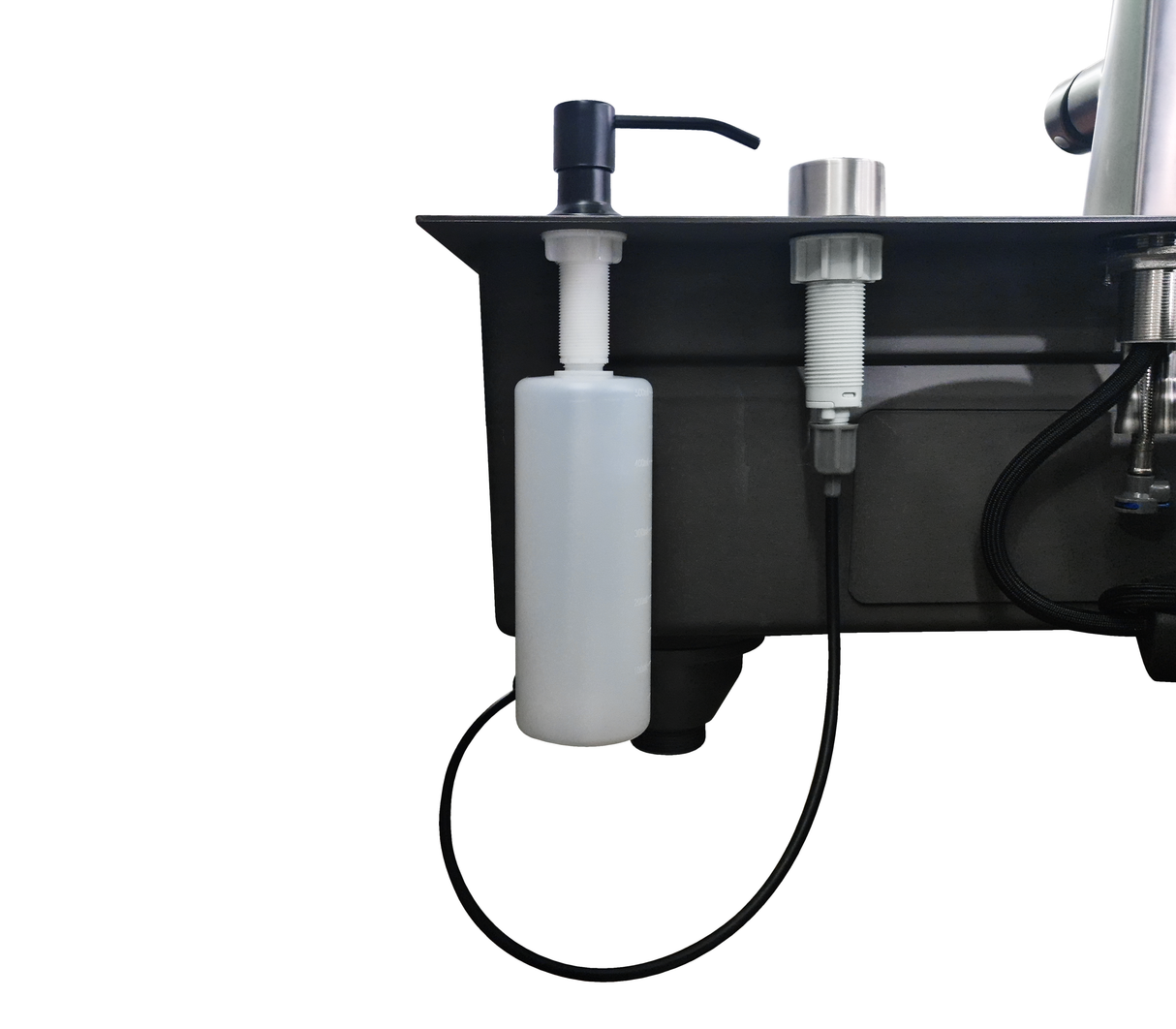 Fregadero Flusso Lite 68 1 tina + accesorios acero inox Vetrux