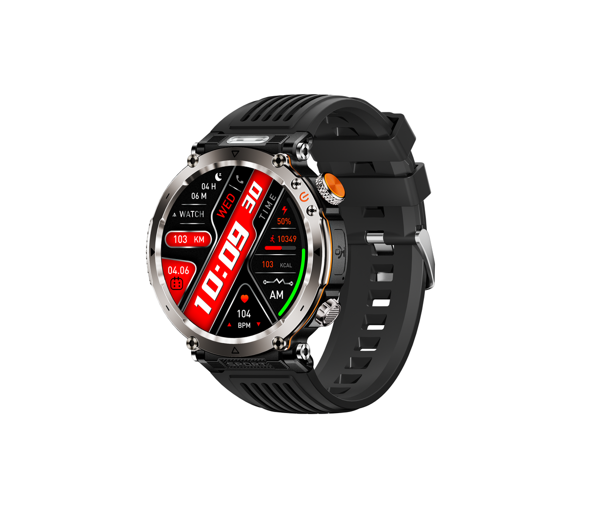 Reloj inteligente sports smart watch tky-ht30 negro Powerfik
