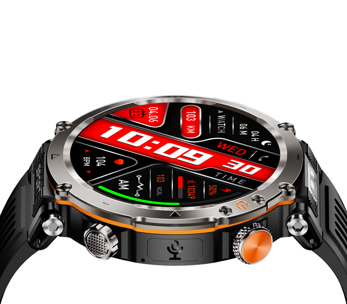 Reloj inteligente sports smart watch tky-ht30 negro Powerfik