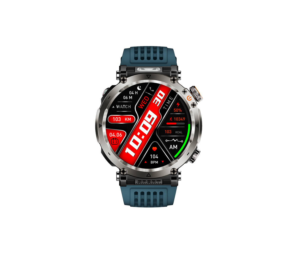 Reloj inteligente sports smart watch tky-ht30 azul Powerfik