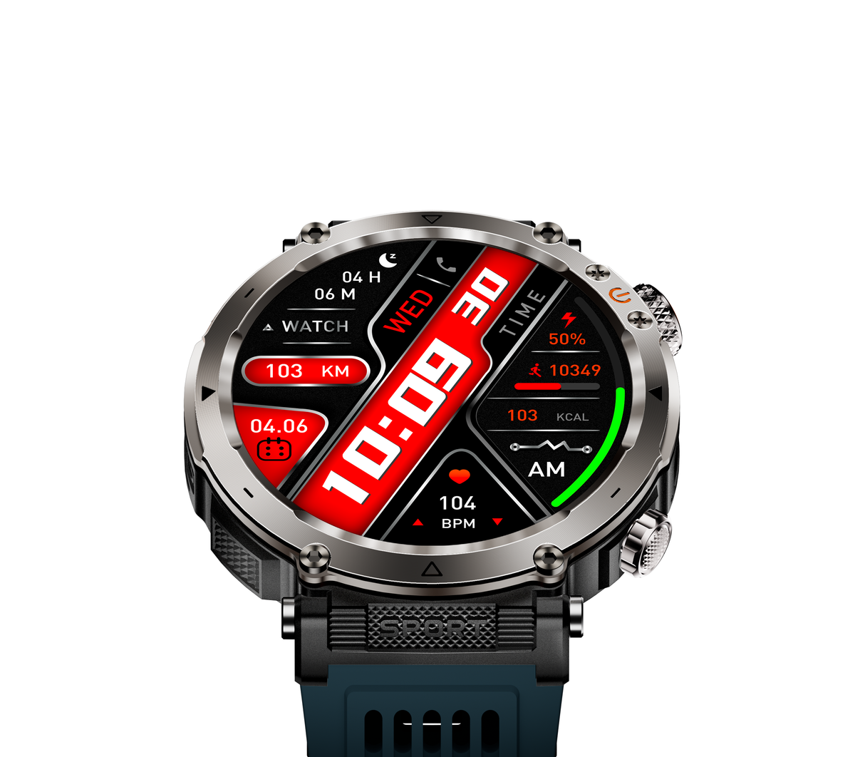 Reloj inteligente sports smart watch tky-ht30 azul Powerfik
