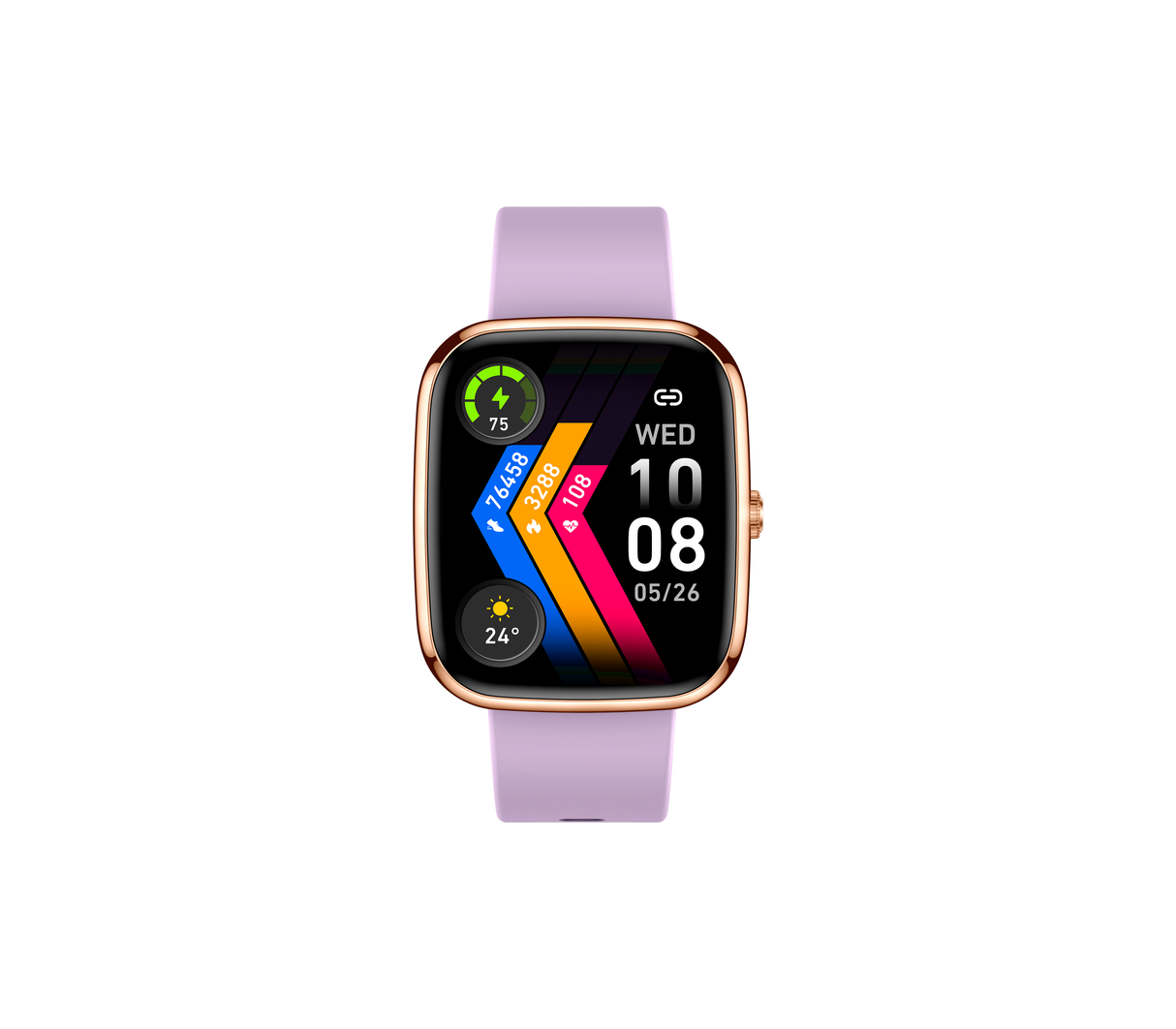 Reloj inteligente Smart watch TKY12 Morado Powerfik