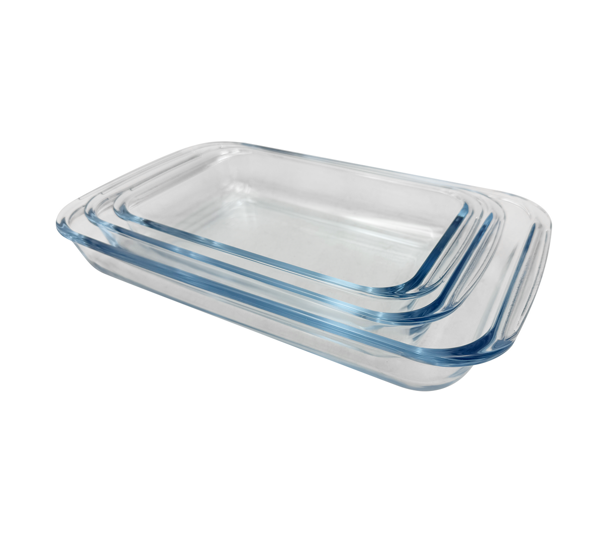 Juego de 3 refractarios rectangular Sujoya