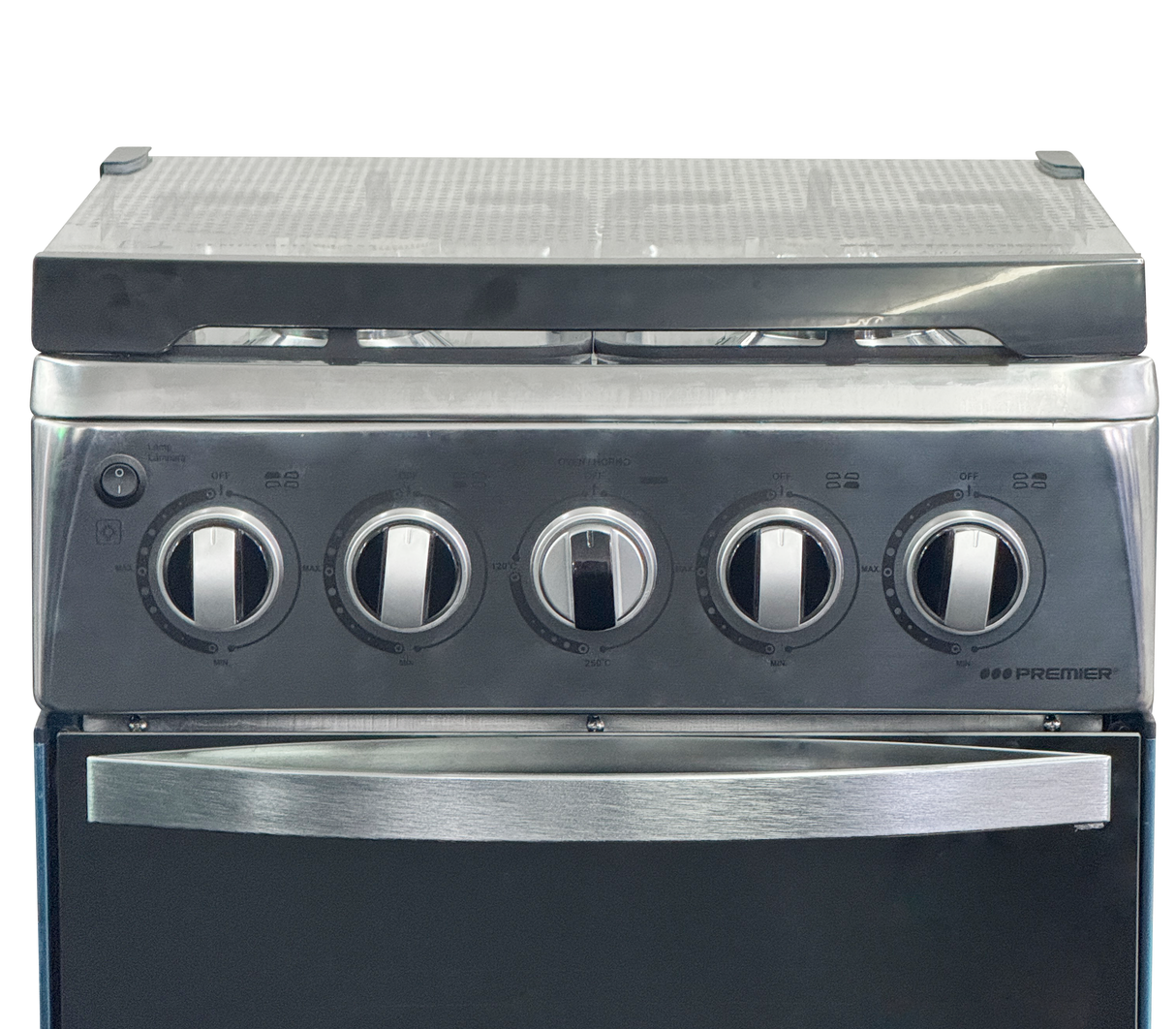 Cocina a gas 20" de piso 4 hornillas acero inoxidable EF-60009GH(SS) Premier