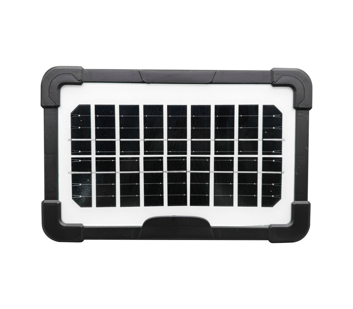 Ventilador de mesa 12" c/panel solar recargable blanco Sky Home