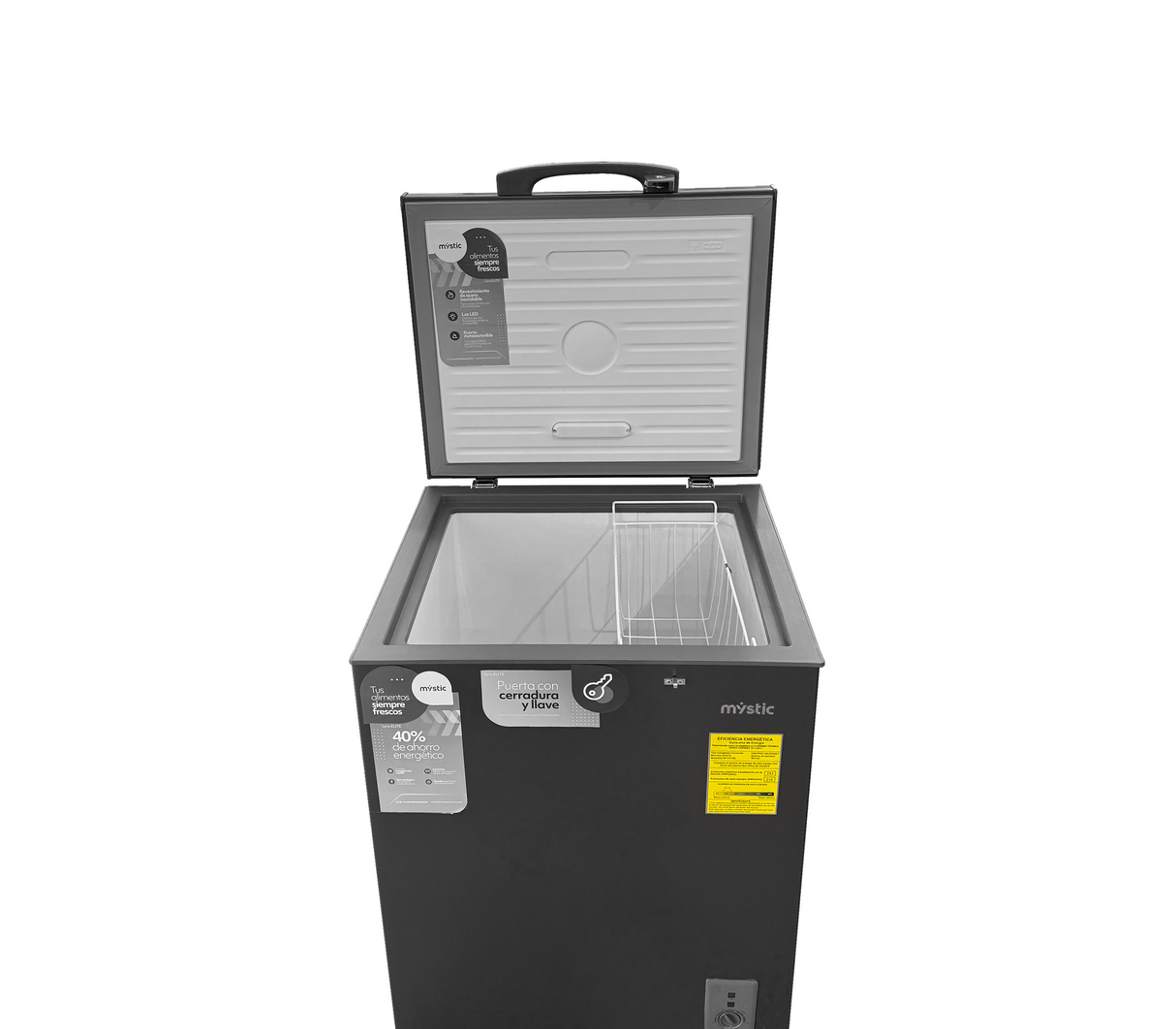 Congelador Horizontal 150 Litros Silver Mystic