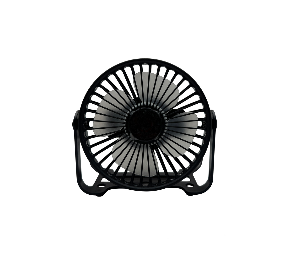 Mini ventilador portátil recargable negro Maxoferta