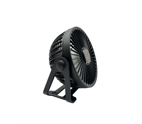 Mini ventilador portátil recargable negro Maxoferta