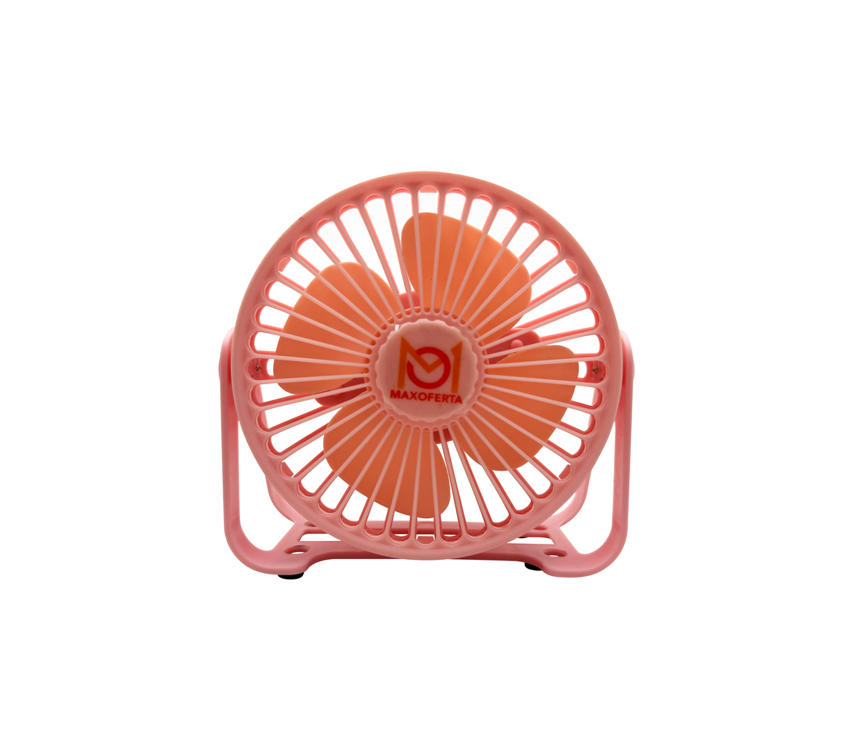Mini ventilador portátil recargable rosado Maxoferta