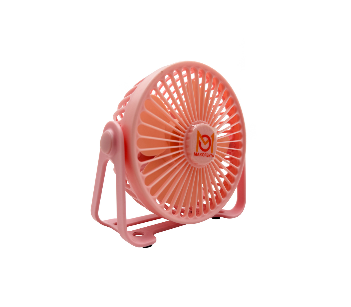 Mini ventilador portátil recargable rosado Maxoferta