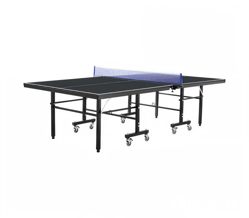 Mesa de ping pong 18mm indoor con accesorios 160x148x11 cm Negro KX
