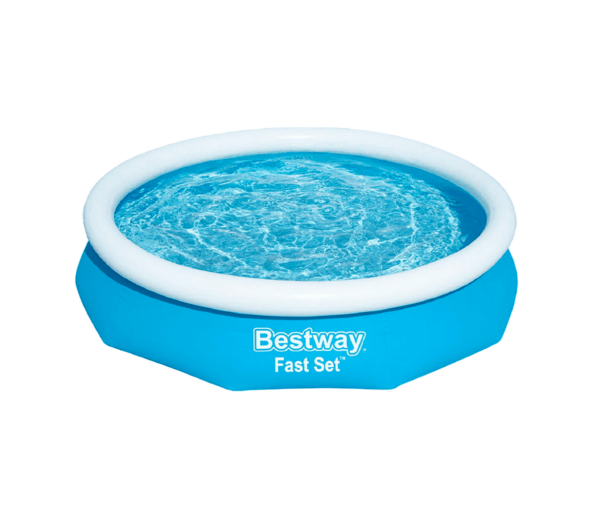 Set piscina inflable redonda fast set 3.05m x 66 cm y bomba de filtrado Bestway