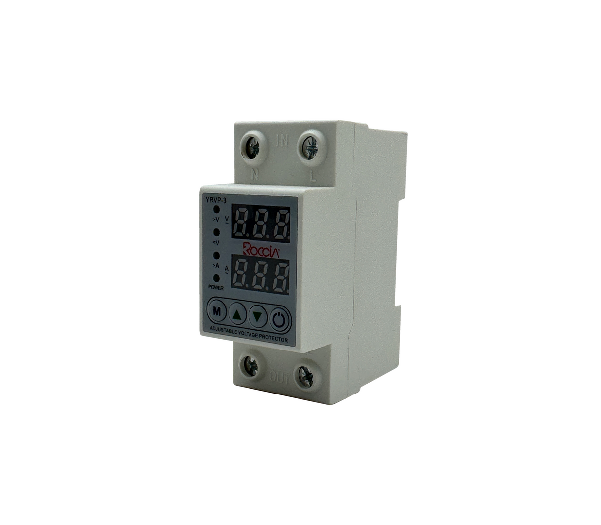 Protector voltaje de baja y alta tensión 2p 63a 230v Roccia