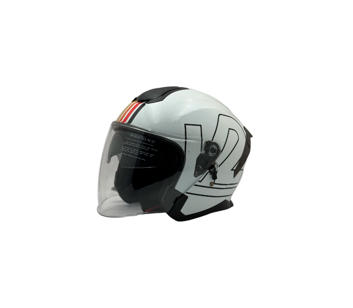 Casco Para Moto Md220 Open Face Led Firestorm