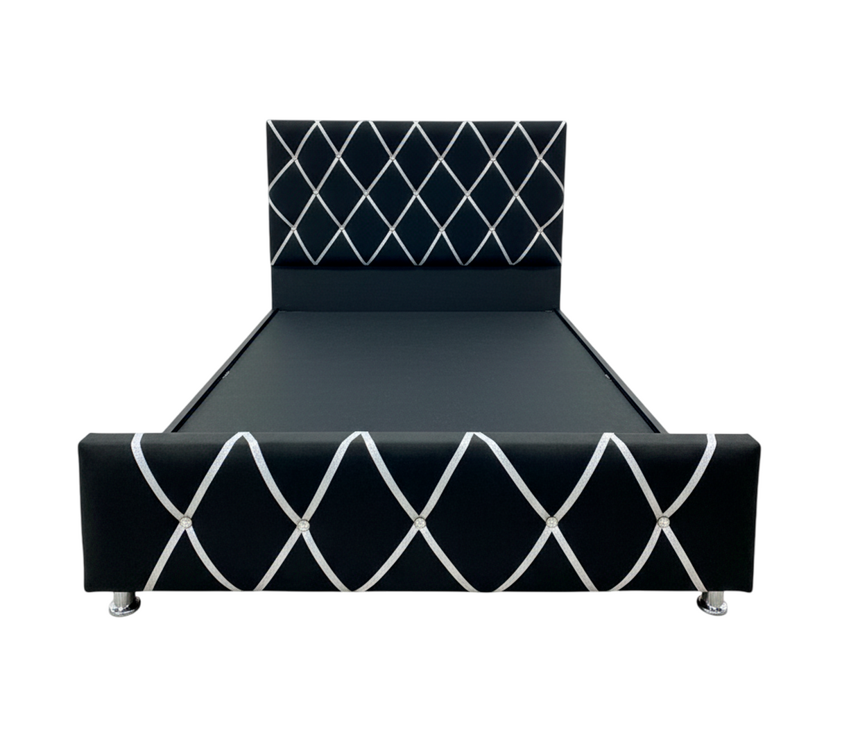 Box Spring Decorativo Matrimonial C/Copete Bipiel