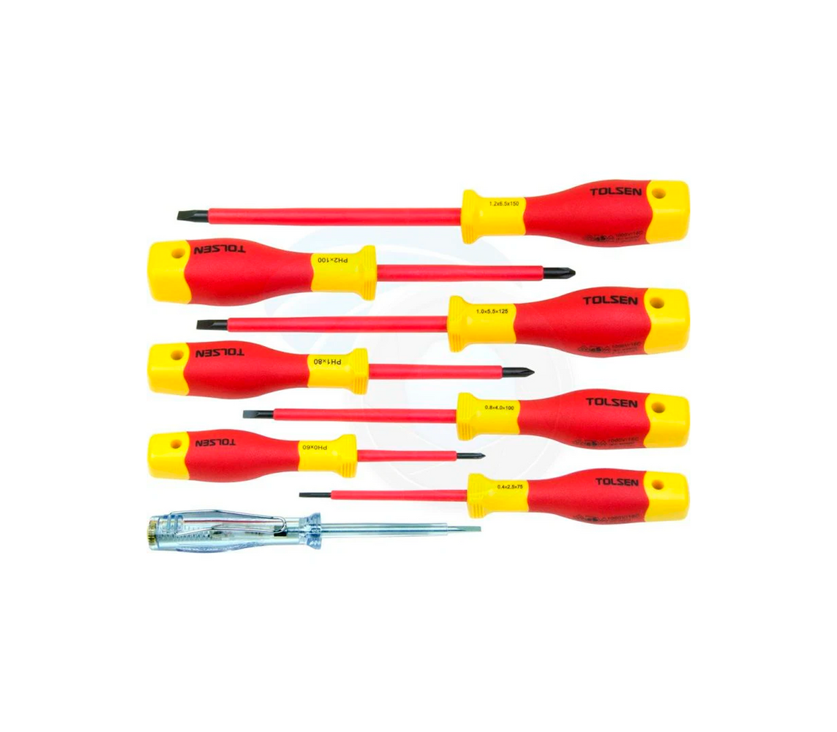 Juego de destornilladores aislados 8 piezas Tolsen