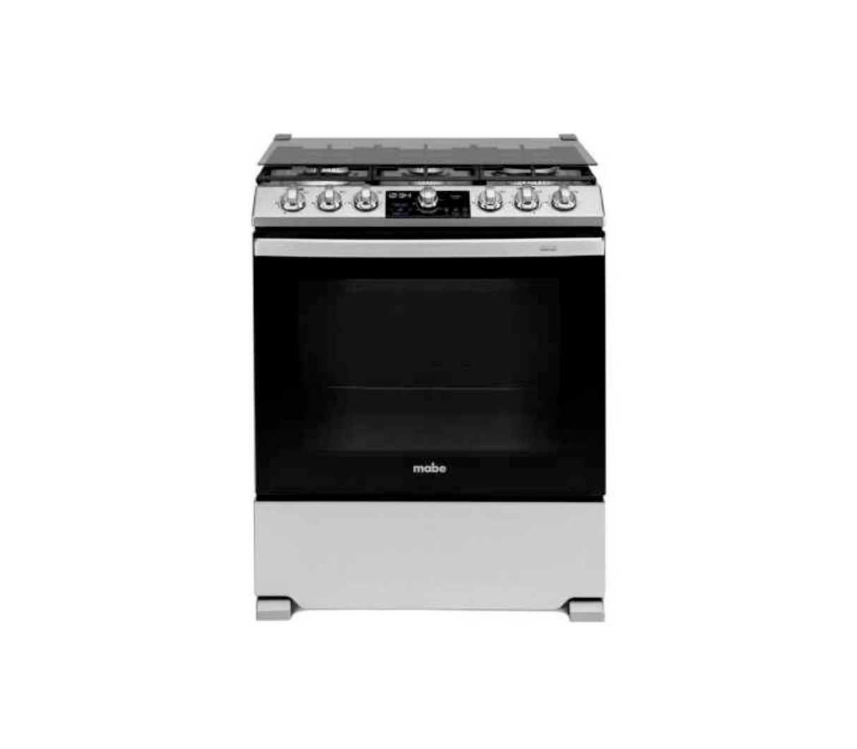 Cocina a gas piso 76cm 5 hornillas acero/inox Mabe