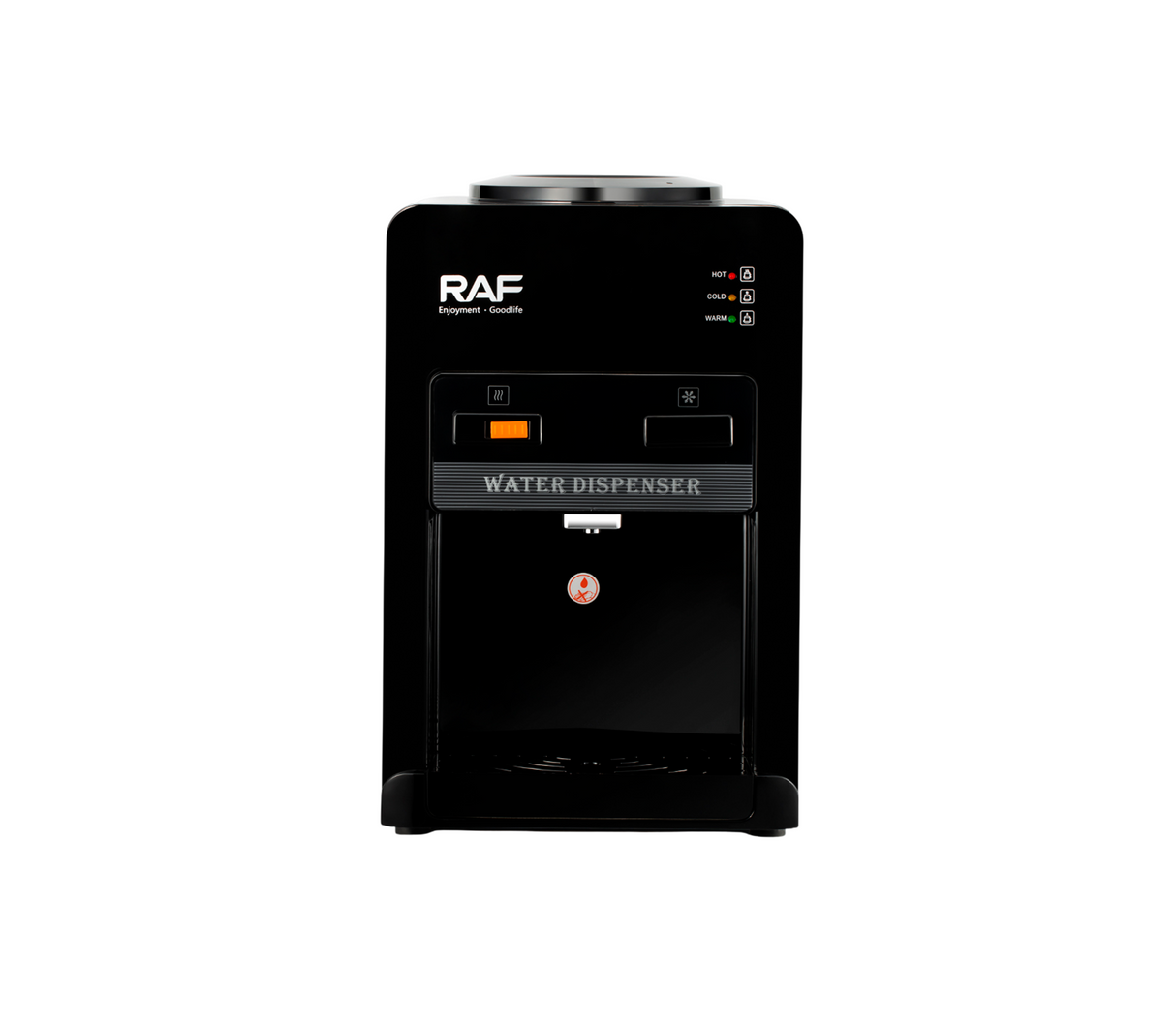 Dispensador de agua negro 1000W RAF