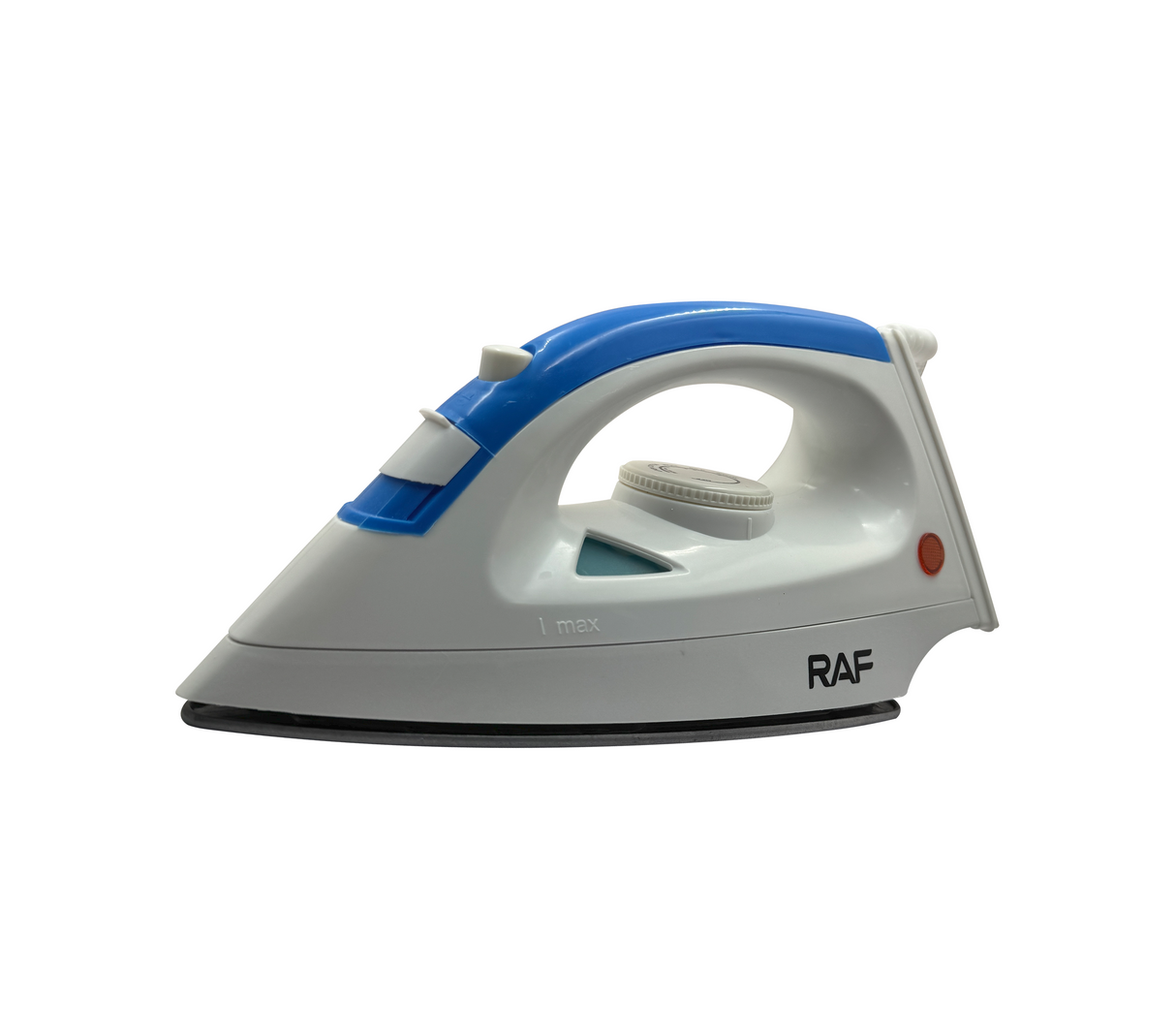 Plancha eléctrica a vapor blanca/azul RAF