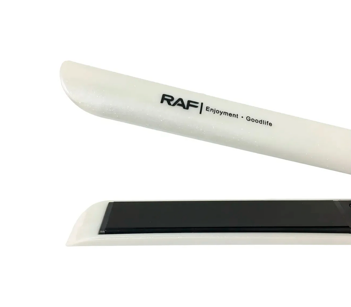 Plancha alisadora / rizadora 2 en 1 blanca RAF