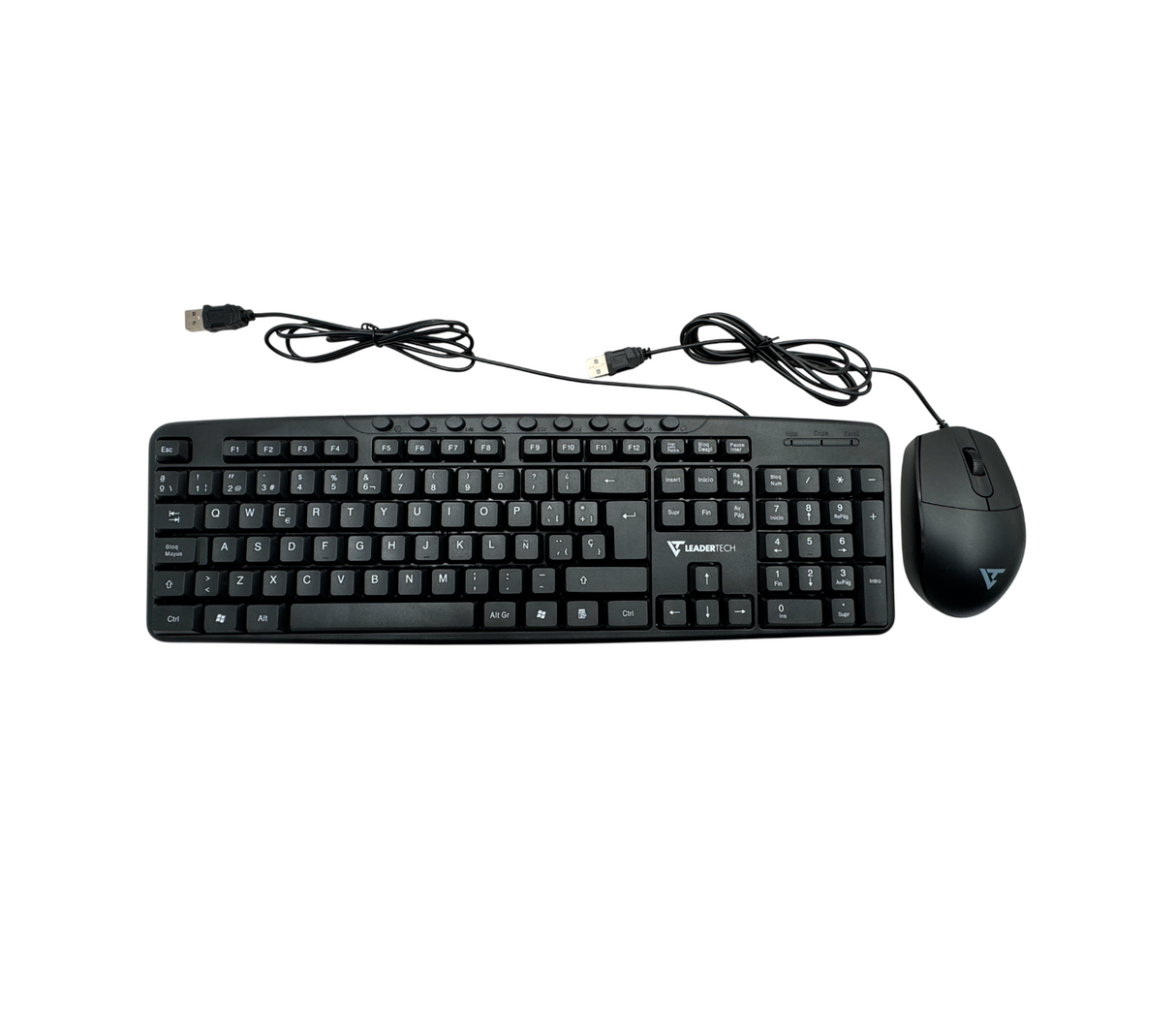 Combo teclado + mouse USB Leadertech