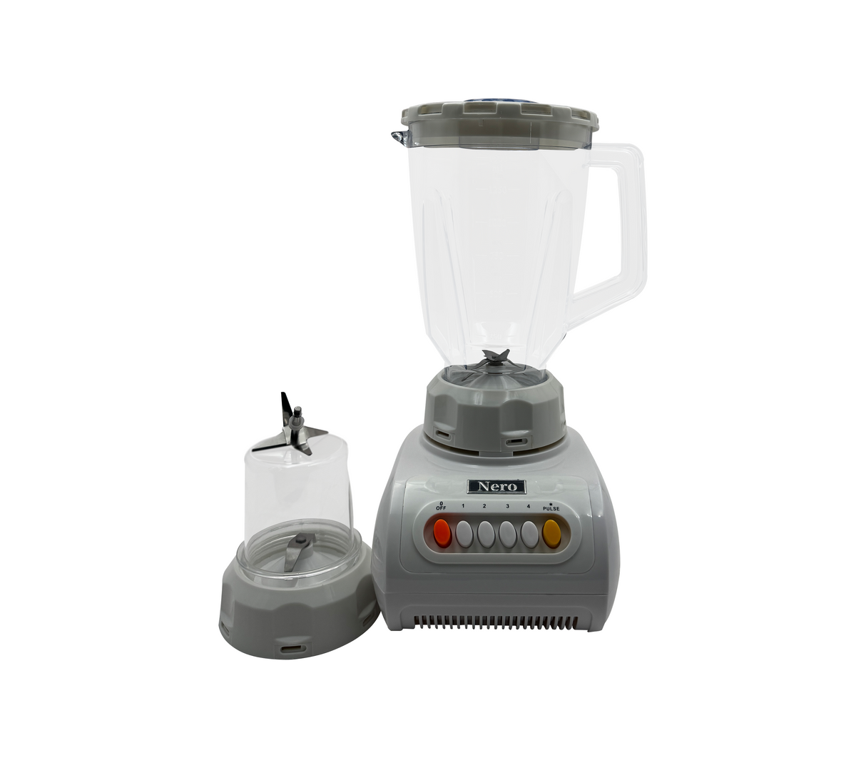 Licuadora + picatodo v/policarbonato 4 vel 1.5L 400W blanca Nero