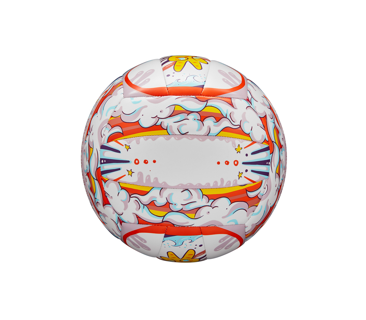 Balón de voleibol Official Graffiti Peace N.° 5 blanco y naranja Wilson
