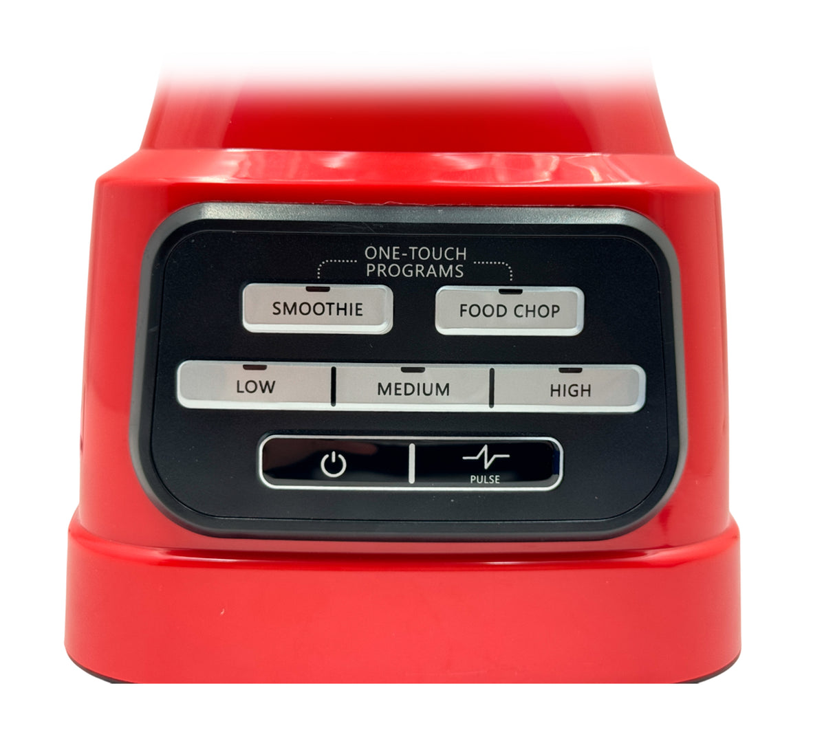 Licuadora vaso de vidrio profesional plus 3 velocidades 1.25 litros 650W roja Nero