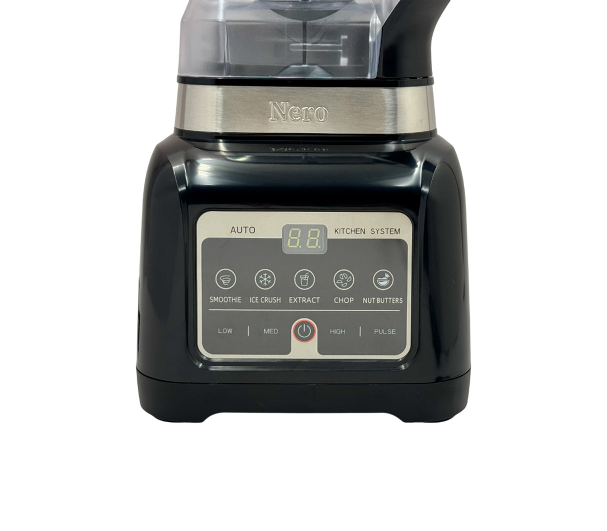 Licuadora profesional plus vaso de plástico 5 funciones 2 litros 1000W negro Nero