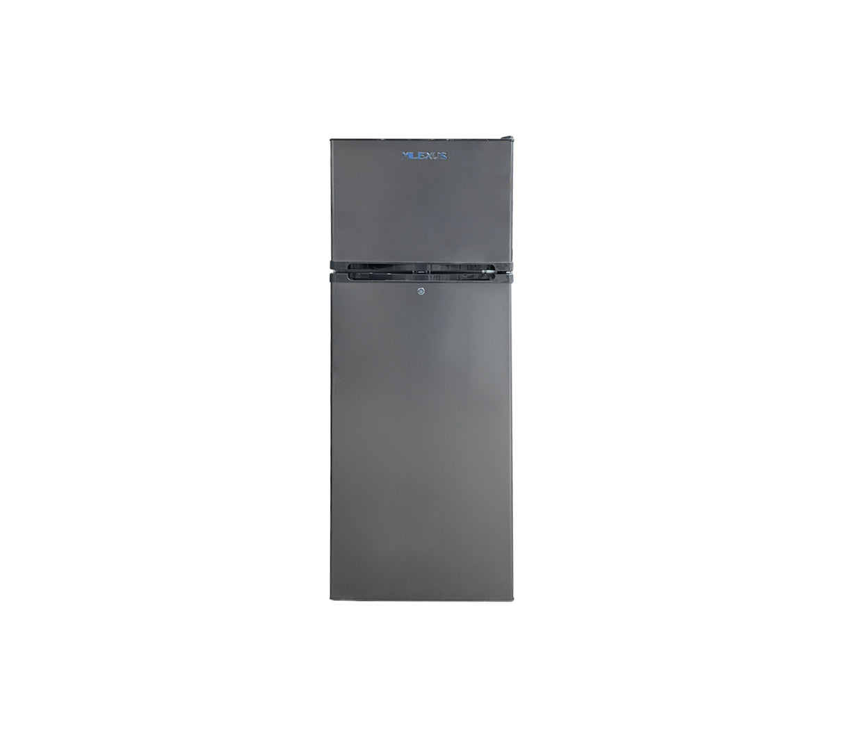 Nevera Top Mount con escarcha 7 pies gris Milexus