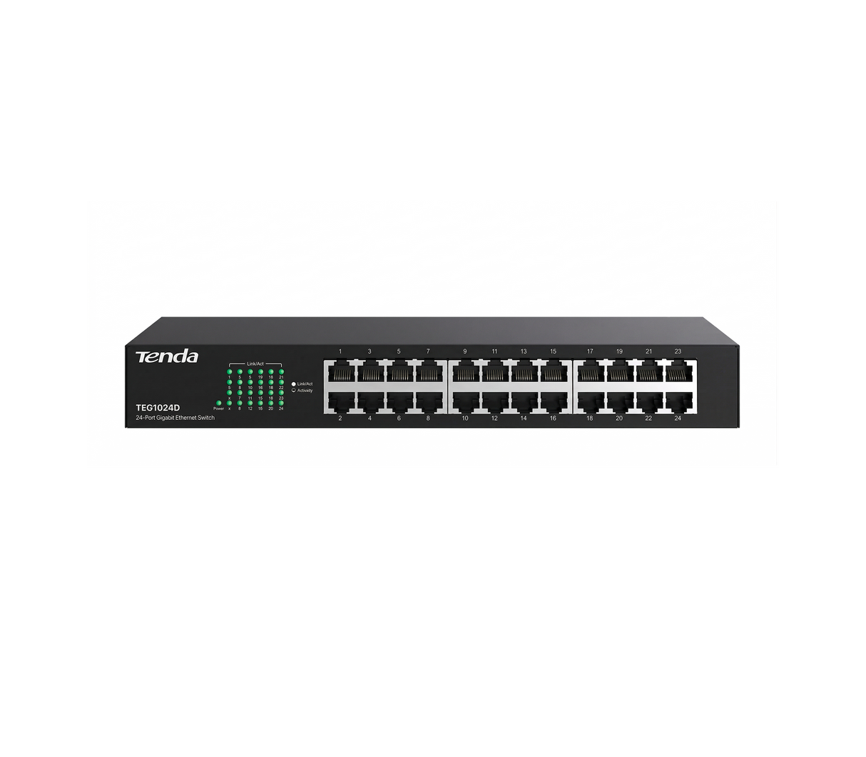 Switch Gigabit Ethernet de 24 puertos de 1000 Mbps Tenda