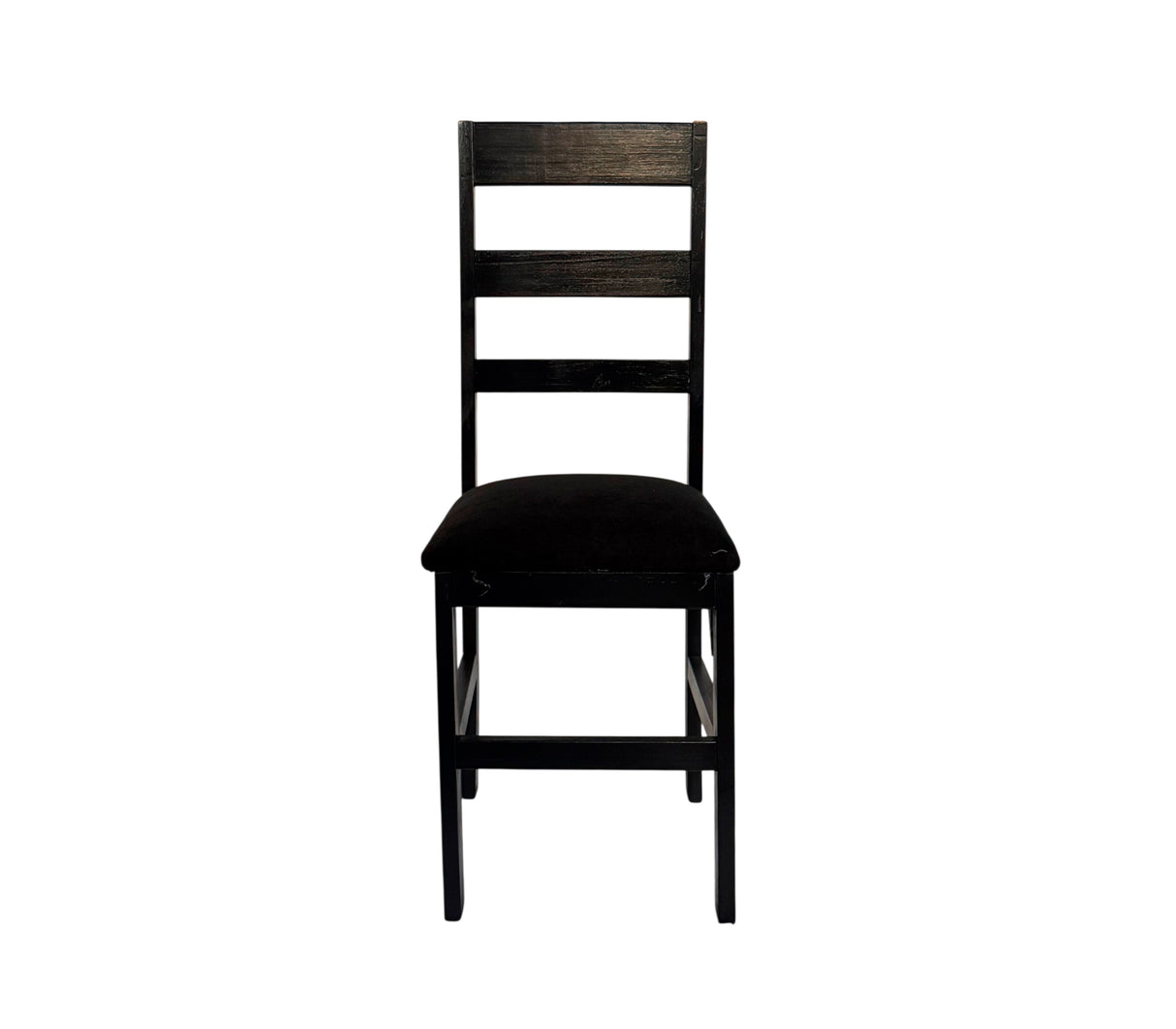 Silla para comedor victoria con tapizado Shenil negro Isabel